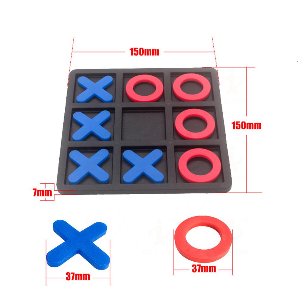 Quinton XO Catur Interaksi Orang Tua-Anak Permainan Papan Lucu Rekreasi Tic-tac-toe Mainan Edukasi Nhoses And Crosses