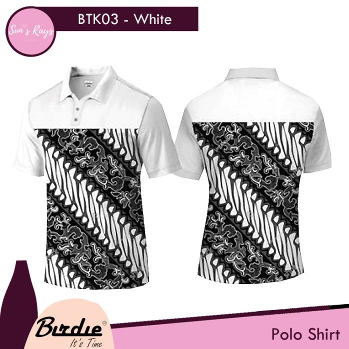 BIRDIE BATIK BTK03 GOLF SHIRT MALE KAOS GOLF POLO PRIA KAOS OLAHRAGA - S