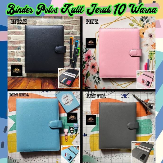 

BANTING HARGA BINDER POLOS KULIT A5 (20RING) DAN B5 (26RING)