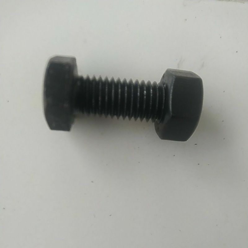 baut mur baja M 12 x 35 mm 8.8 kunci 19 P 1.75 panjang 3,5 cm isi 4