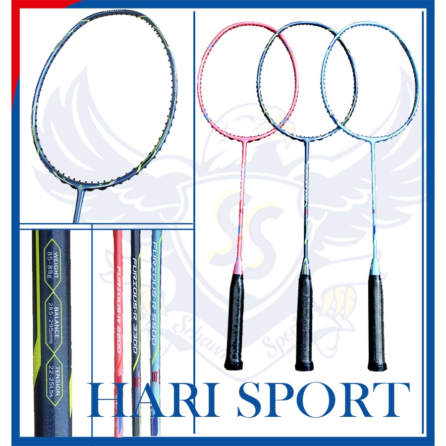 PROWIN FURIOUS-R 2200 3300 5500 Raket Badminton Bulutangkis