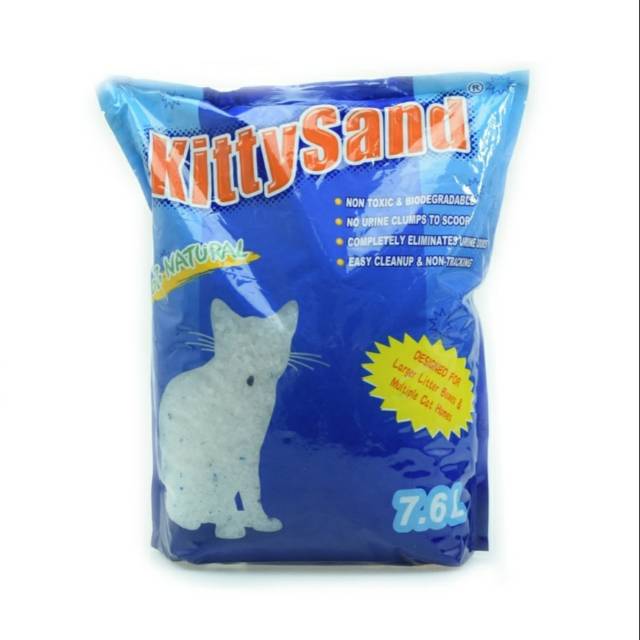 Kitty Sand Pasir Kucing Silica 7.6 Ltr