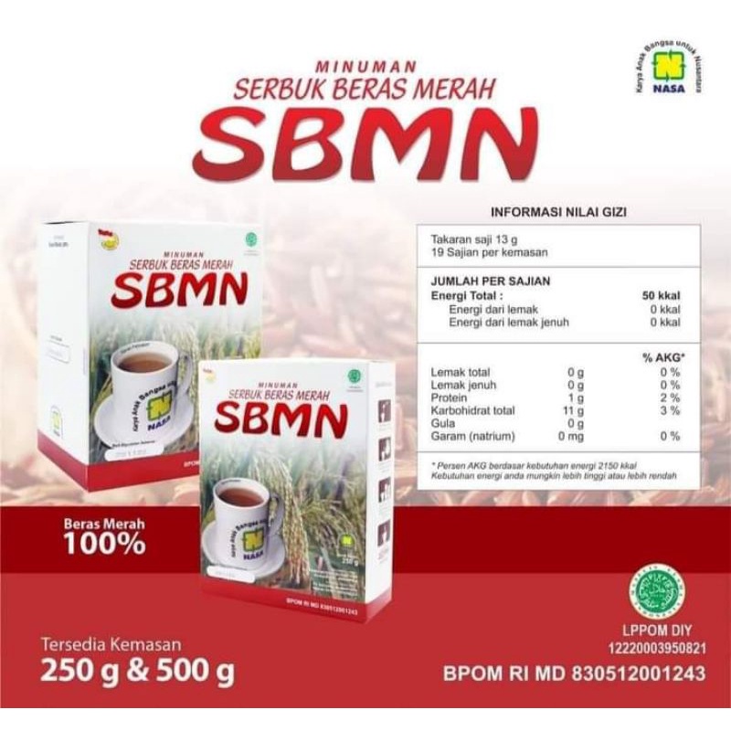 

SBMN (Serbuk beras merah)