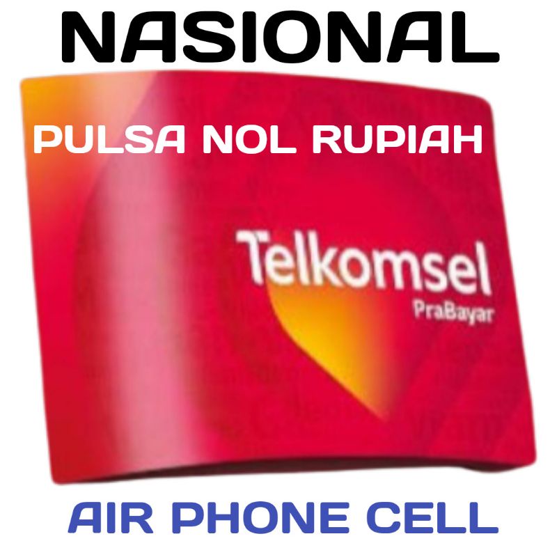 kartu perdana simpati pulsa nol rupiah cover acak