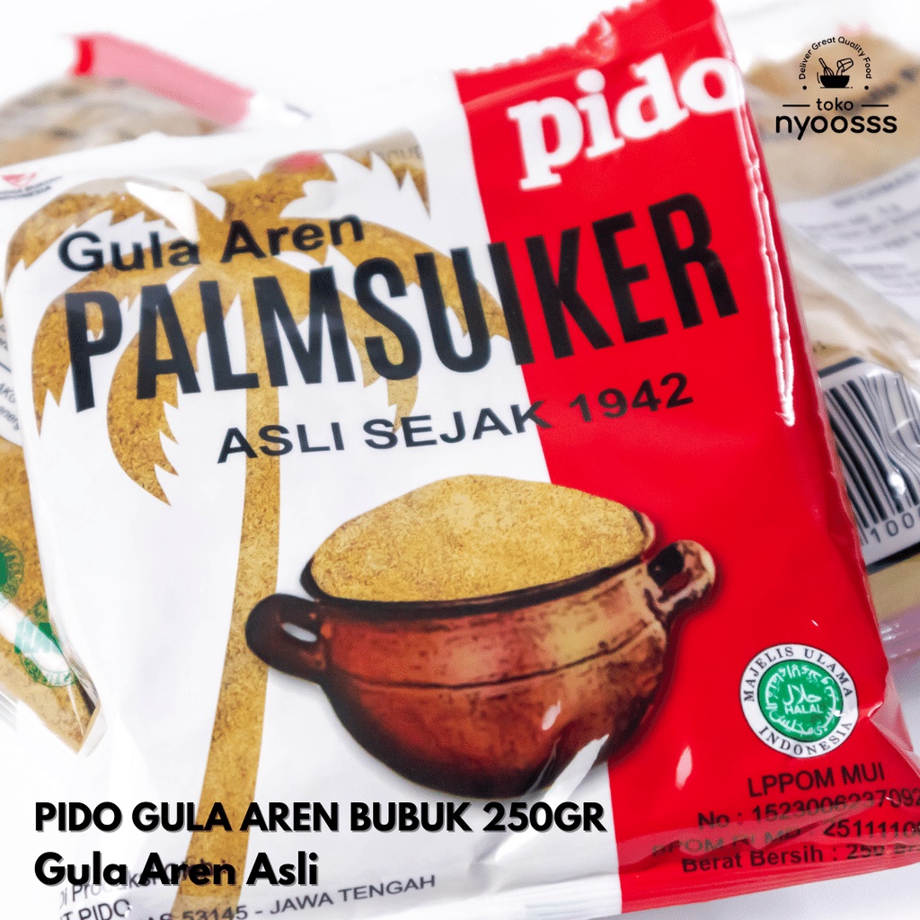 Jual PIDO Gula Aren Bubuk 250gr / Gula Aren Asli | Shopee Indonesia