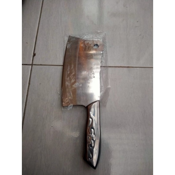 Pisau daging/golok Stainless Steel super tajam