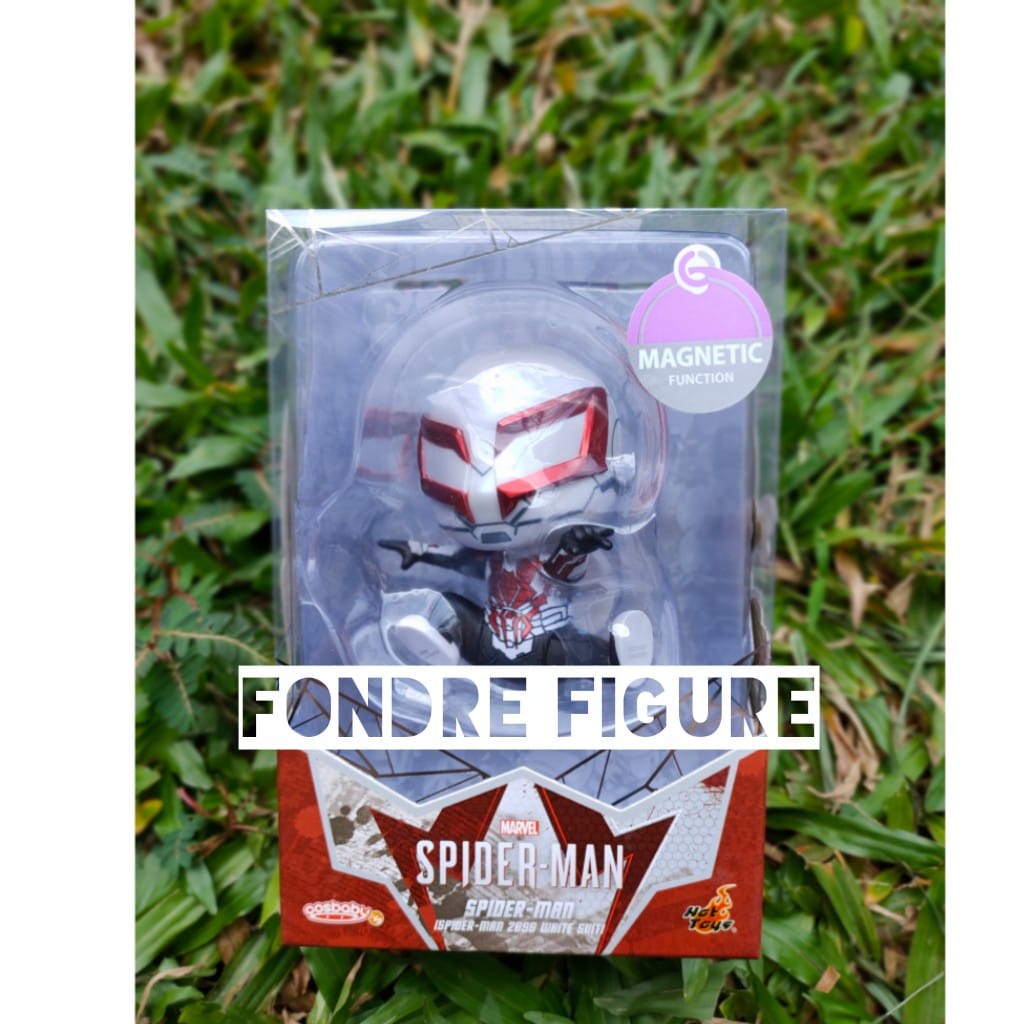 ORIGINAL COSBABY SPIDERMAN 2099 WHITE SUIT PS4 COSB 770 SPIDER MAN PS 4 COSB770 HT ORI