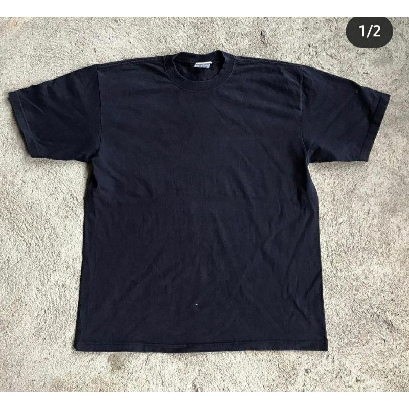 KAOS VINTAGE SHAKA BLANK BLACK TEE SECOND