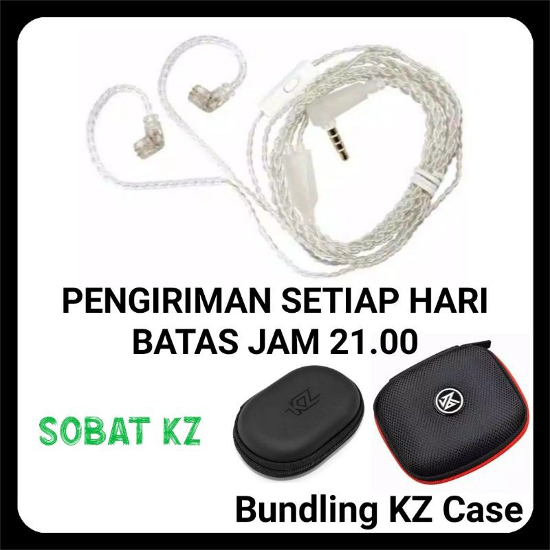 Kabel KZ ZSN Pro Silver Upgrade Cable with Mic KZ Upgrade Cable for KZ ZSN PRO KZ ZSN PRO X KZ DQ6