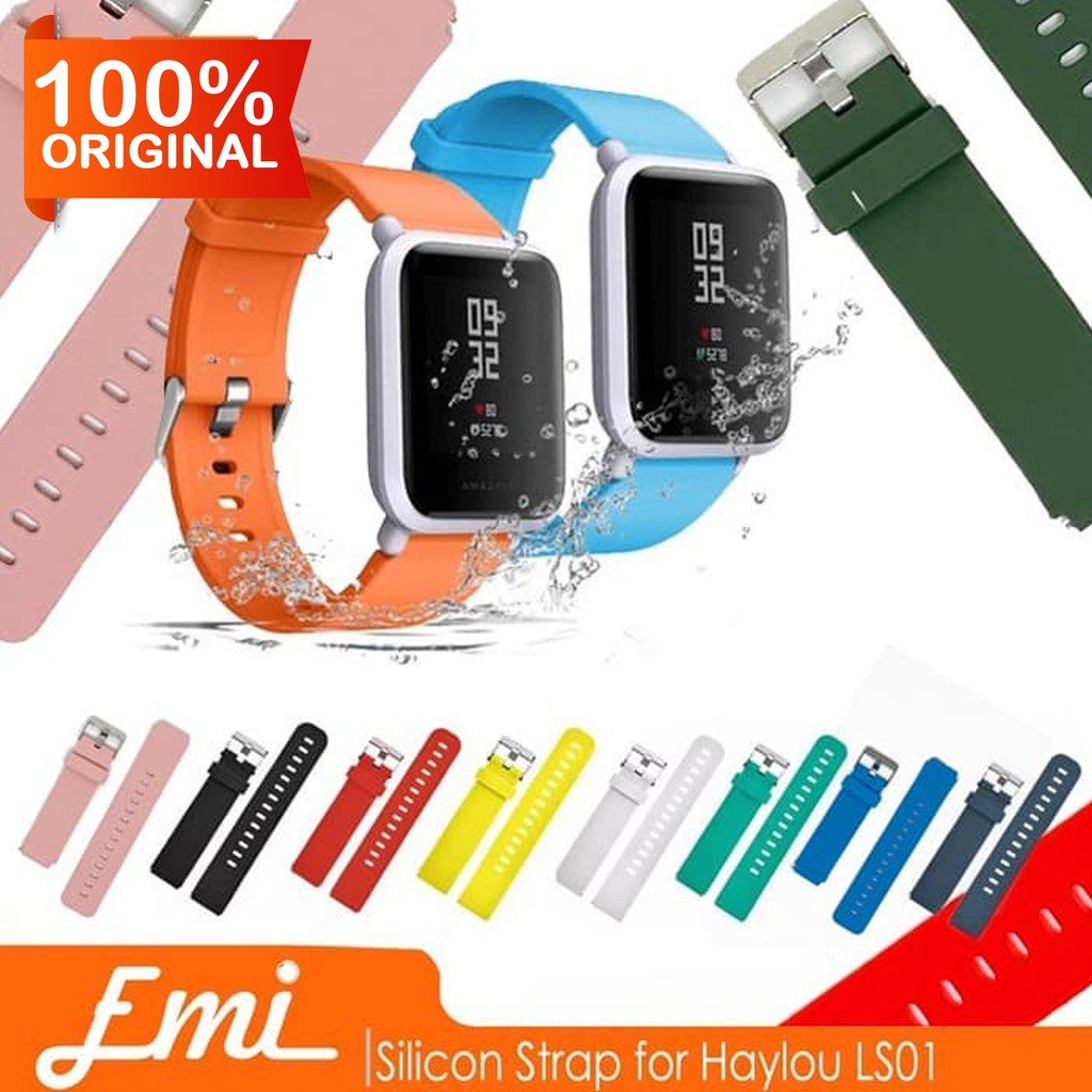 19mm Silicone Strap Haylou LS01 Silikon Strap