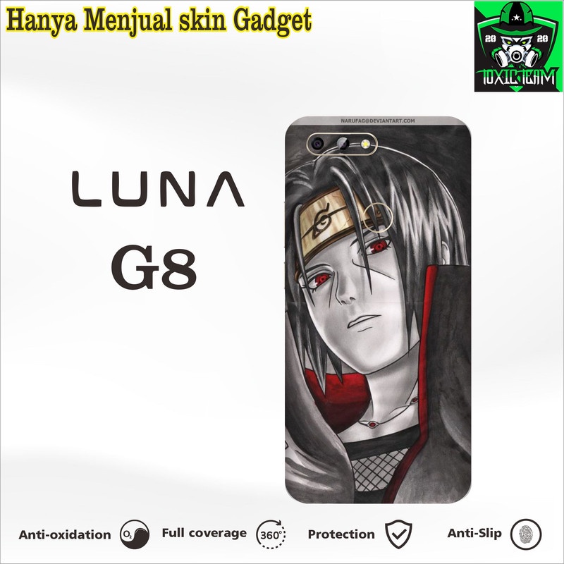 SKIN HANDPHONE LUNA G8  ITACHI 2PCS