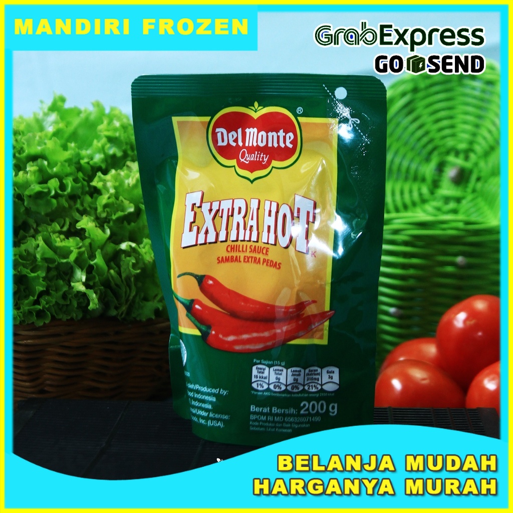 

DELMONTE Saus Cabe Extra Hot Pouch 200gr - Kebutuhan Memasak