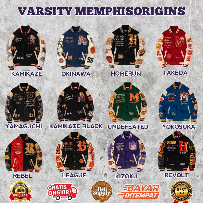 MEMPHISORIGINS VARSITY JACKET - VARSITY HOMERUN / VARSITY SANFRANCISCO / VARSITY NOBUNAGA / VARSITY 