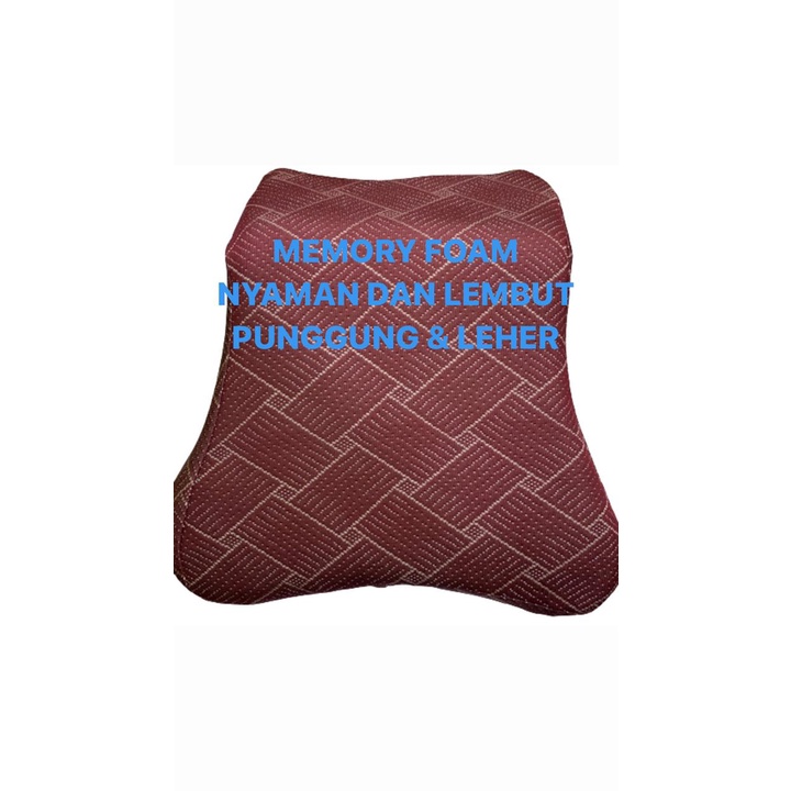 Bantal Mobil Headrest Memory Foam / Sandaran Leher Empuk