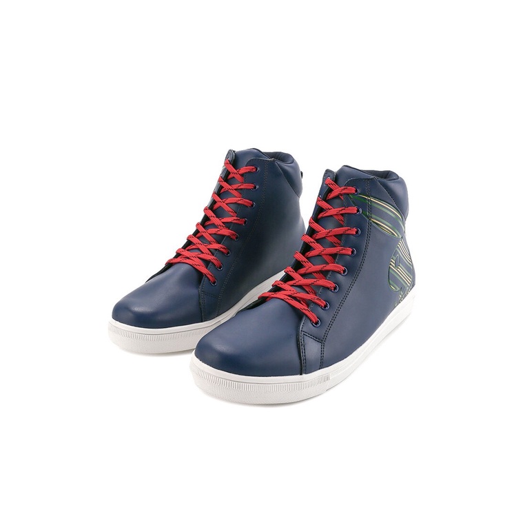 SEPATU SNEAKER PLAYBOY PRIA ORIGINAL CASUAL KETS ASLI BIRU NAVY PL48