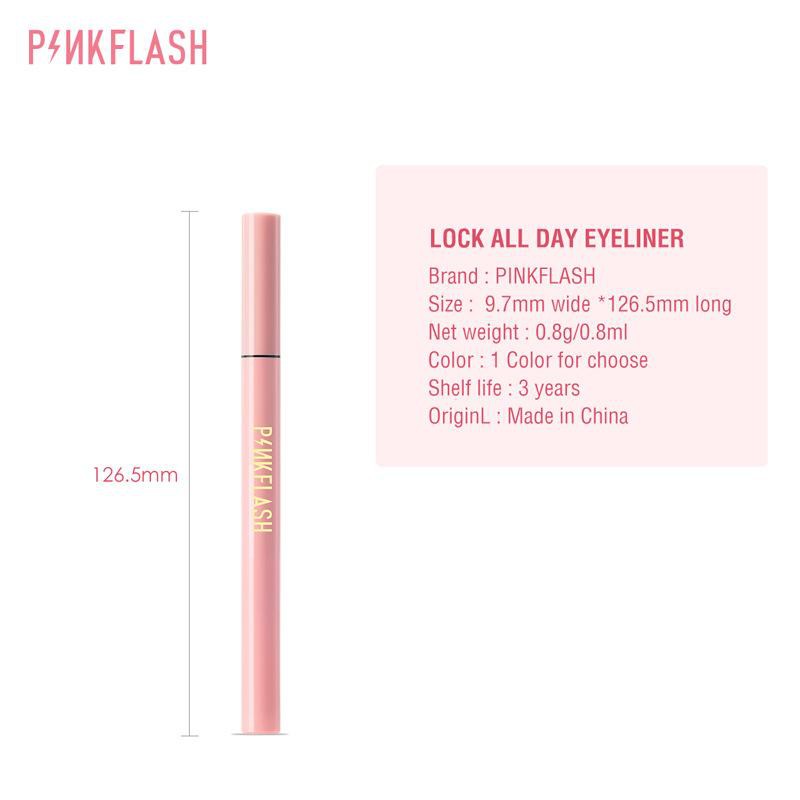 ~AB~ Pinkflash Waterproof Easy Eyeliner Anti Air Tahan Lama