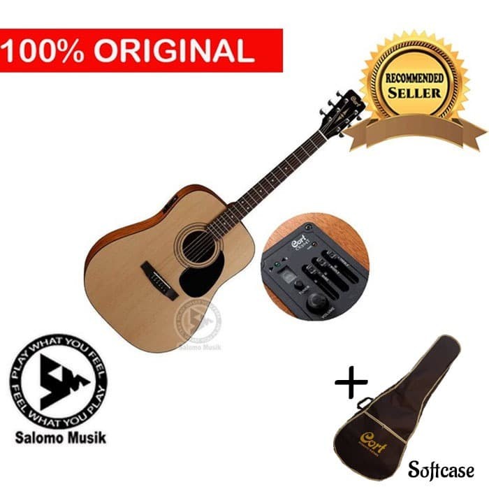 Gitar Akustik Elektrik Cort AD810E OP Original