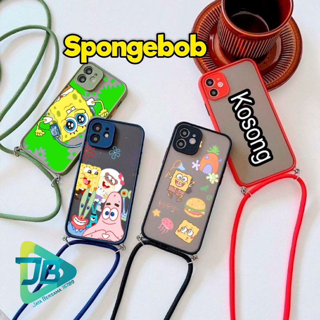 SOFTCASE SLINGCASE DOVE SPONGEBOB OPPO VIVO SAMSUNG XIAOMI REALME IPHONE ALL TYPE JB4932