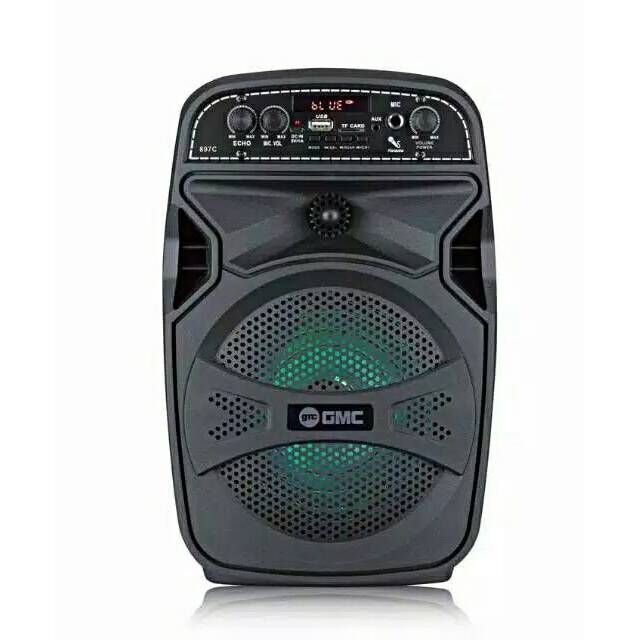 Speaker Bluetooth GMC 897C (Bisa Colok Mic)