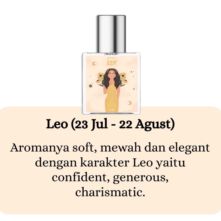 ❄️MATCHA❄️ GEAMOORE ZODIAC SERIES PARFUME - PARFUM ZODIAK SERIES BPOM ORIGINAL-LEO