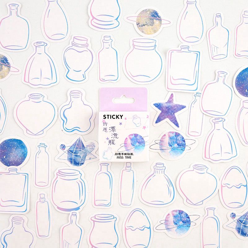 

[1 pcs] Sticker Drift Bottle Aesthetic vintage | Stiker untuk Tumblr / Dekorasi / Deco / Scrapbook / Jurnal / Diary / Bujo / DIY / HP / Laptop