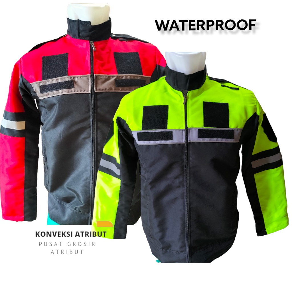 jaket turing motor pria anti air dan angin waterproof