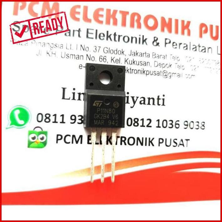 Transistor Mosfet 11 N 80 C 11N80C Pcmel29