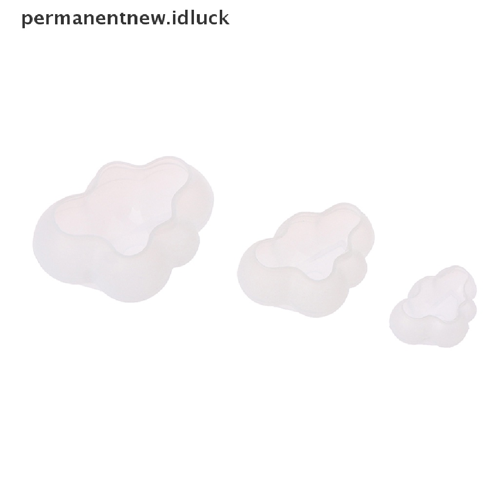 Cetakan Bentuk Awan 3D Bahan Silikon Untuk Coklat Mousse Pudding Permen