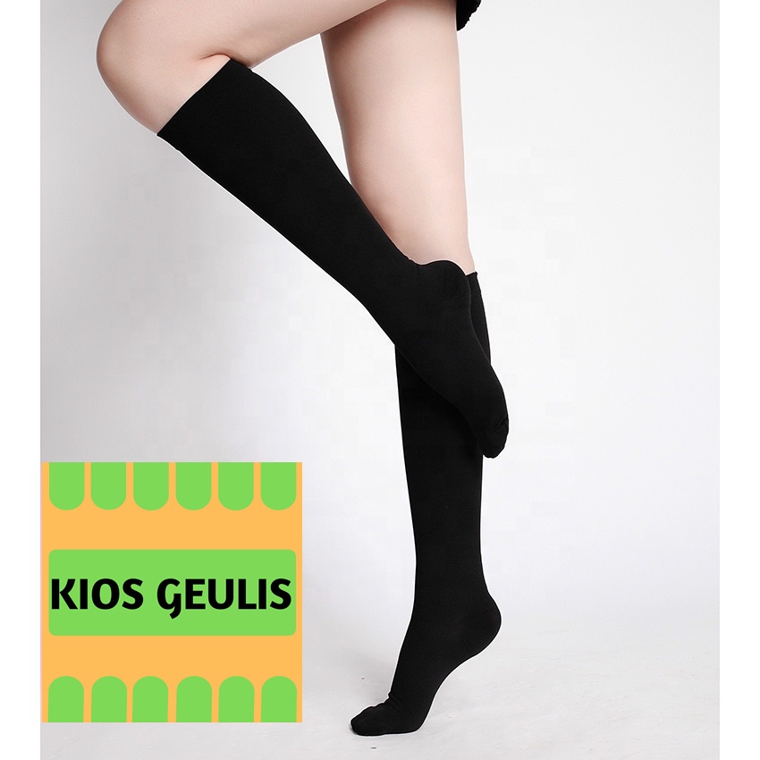 Stocking Kompresi Medical Compression Socks Calf Travel Varises CCL1 Bawah Lutut Impor Closed Toe