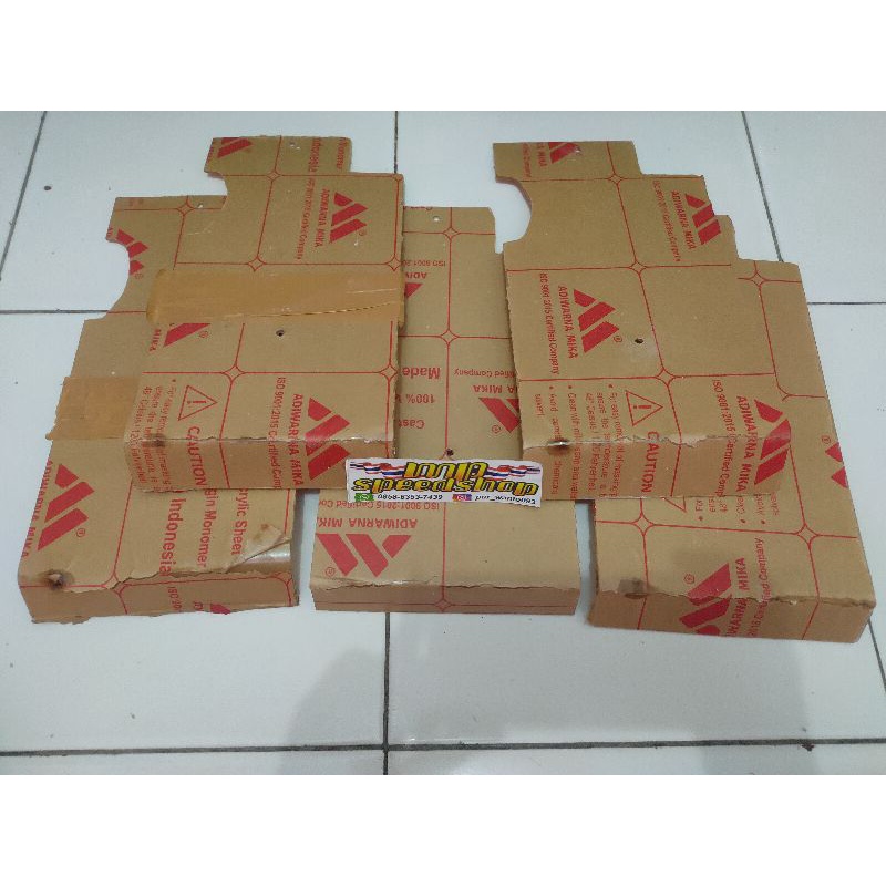 mika akrilik mesin Vixion akrilik pelindung mesin Vixion cover mesin Vixion