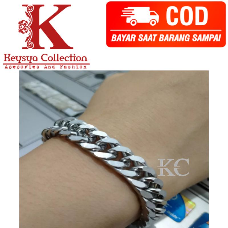 gelang tangan pria/ gelang rantai pria