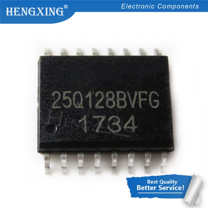 50pcs BUS SERIAL EEPROM SOP16 W25Q128BVFG 25Q128BVFG 25Q128 128M X 1 SPI