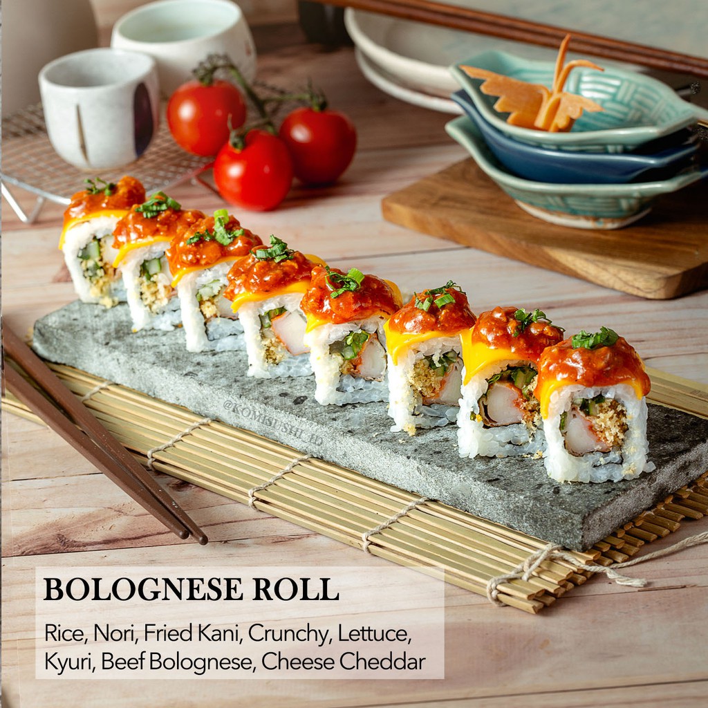 

BOLOGNESE ROLL | PERSONAL SIZE SUSHI