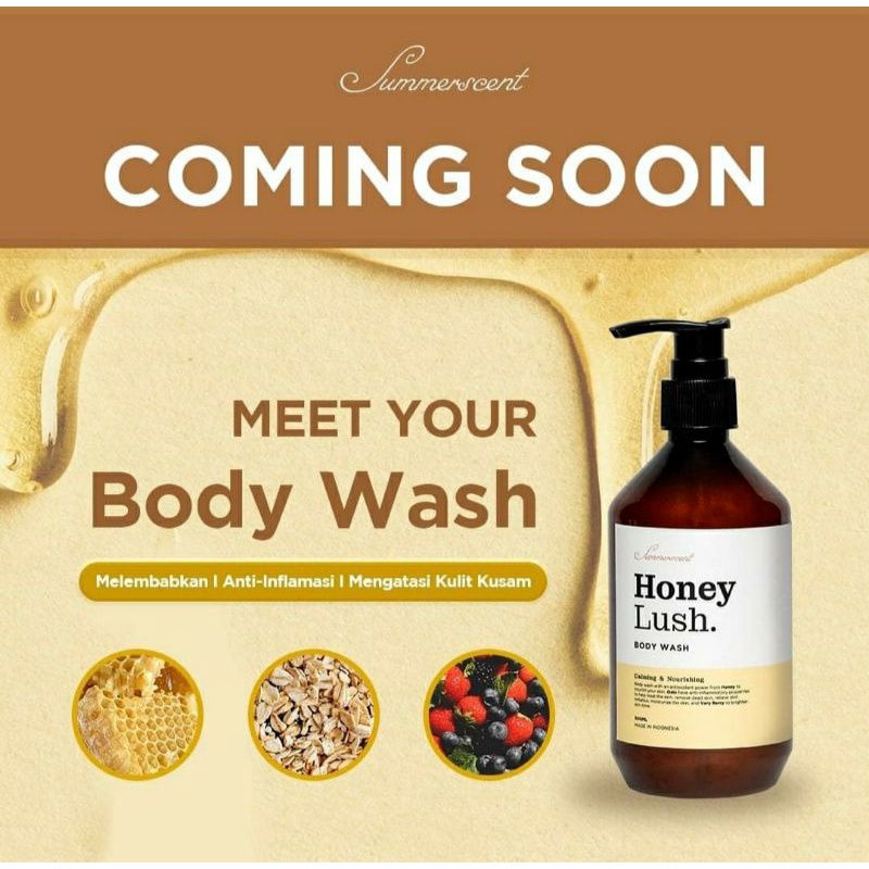 Jual SummerScentHoney Lush Body Wash 300ml Shopee Indonesia