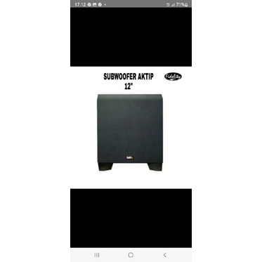 SUBWOOFER ORIGINAL FIDELITY FDT 120 SUBWOOFER AKTIF FIDELITY FDT 120