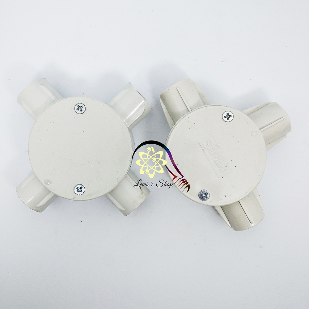 T Dus Pipa Conduit 20mm Pipa Listrik 3/4 Putih