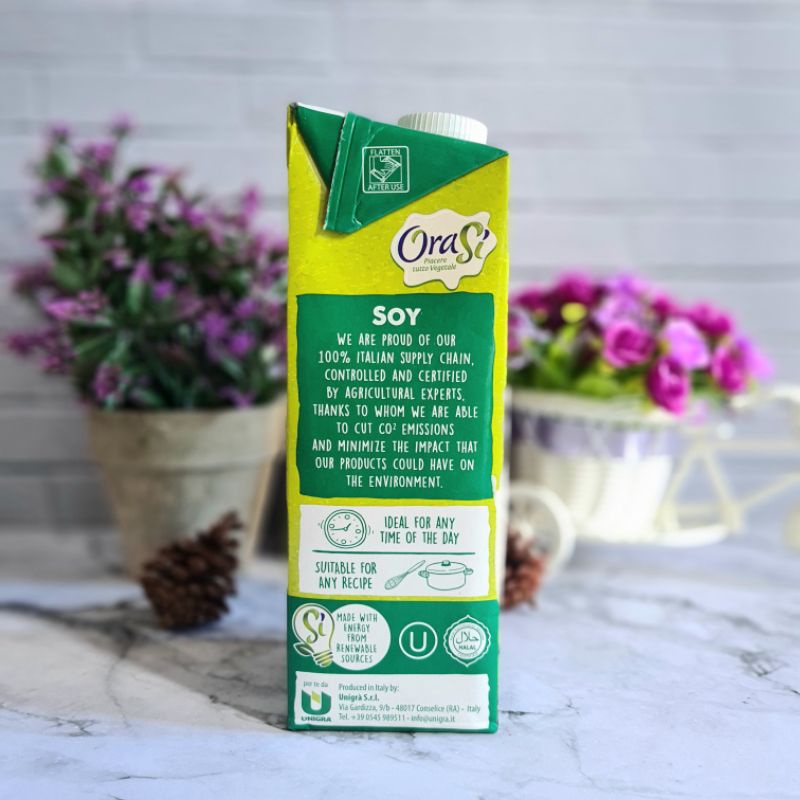 Orasi Soy Milk Sugar Free / Susu Kedelai Bebas Gula 1 iiter