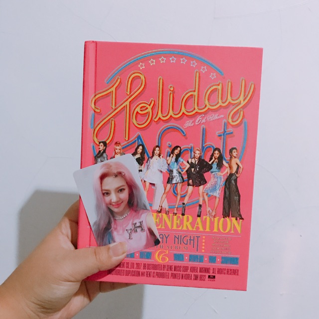 ALBUM SNSD HOLIDAY NIGHT WITH PC HYOYEON FULLSET