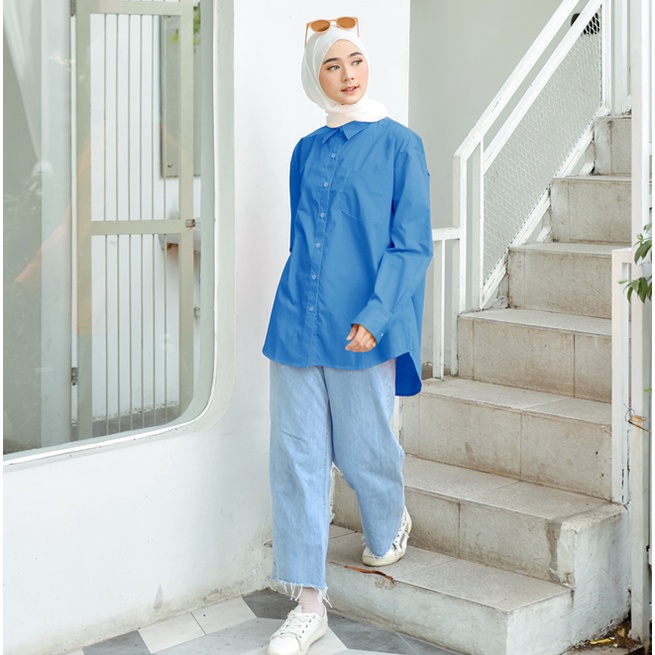 Nomitee's Milan Shirt Kemeja Wanita Oversize-1