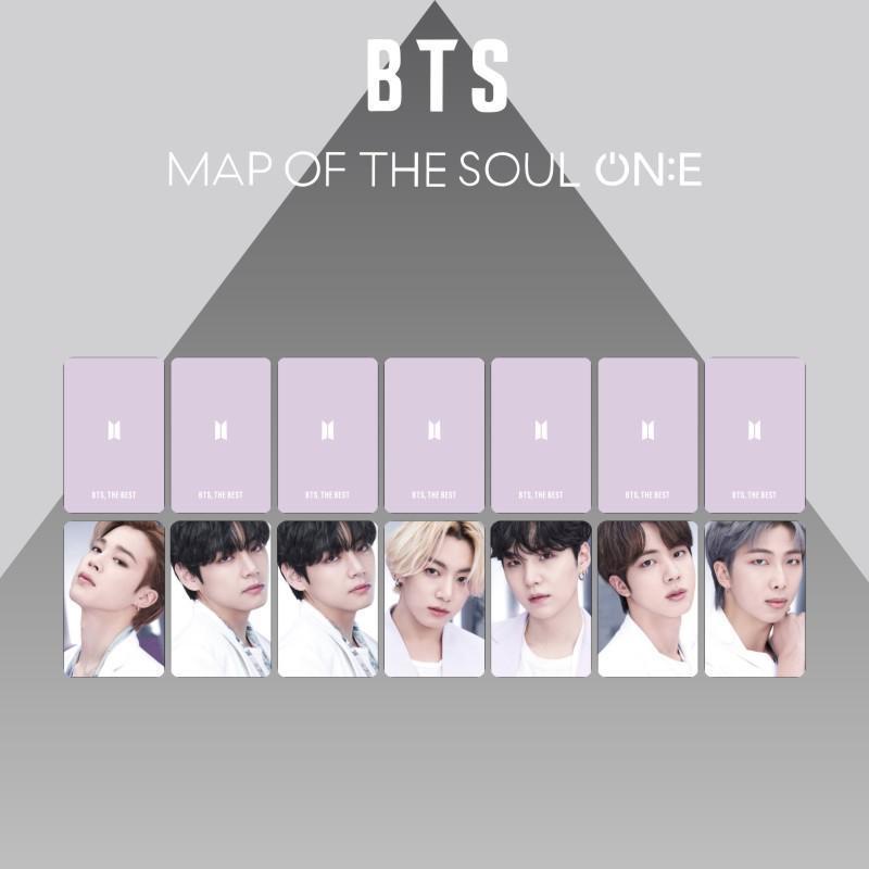 Kartu Polaroid Desain BTS Ukuran Kecil