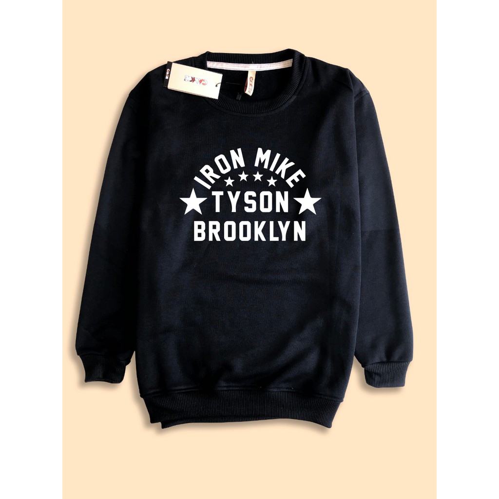 Jaket Sweater Premium desain Iron Mike Tyson Brooklyn boxing tinju