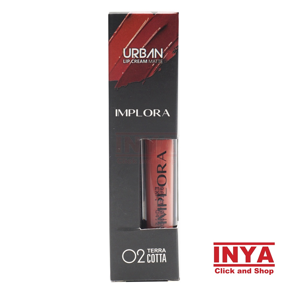 IMPLORA URBAN LIP CREAM MATTE 02 TERRA COTTA 2.9gr