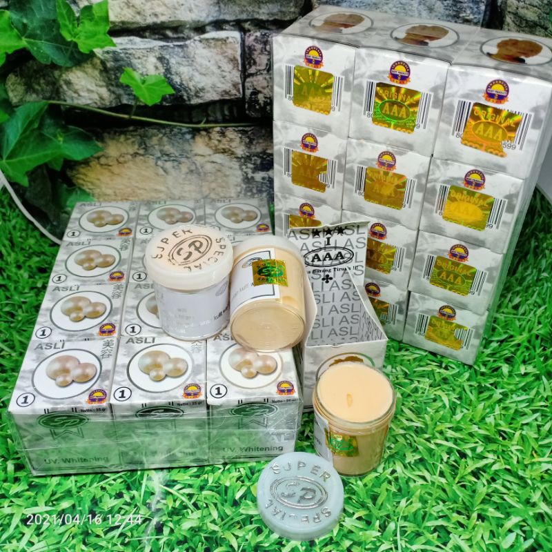 12 PCS CREAM SP MUTIARA PUTIH AAA {DUS PUTIH}