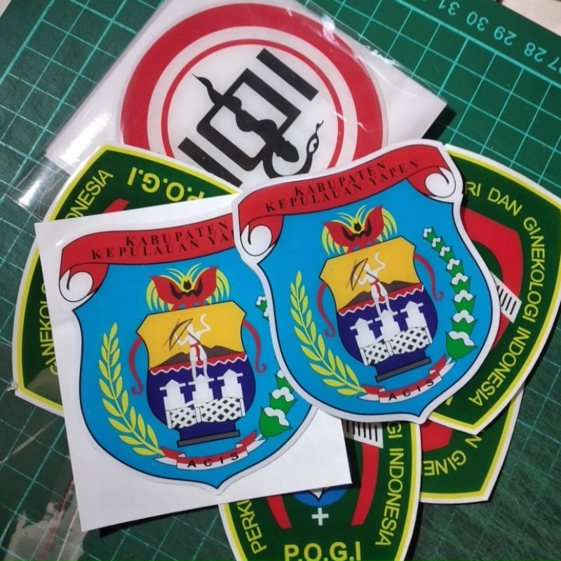 

CUSTOM Stiker Timbul Lentur