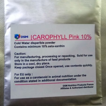 Carophyll Pink 10% DSM 5 Gram Pewarna Makanan Ikan