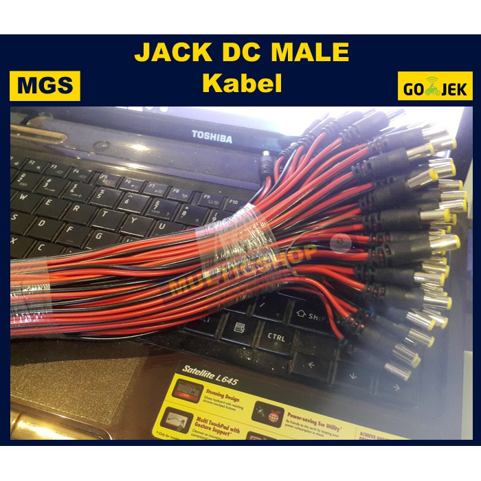 10Pcs Jack DC Male Kabel