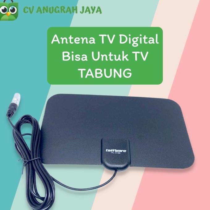Promo Antena Tv Digital Taffware Dvb-T2 4K High Gain 25Db/Tv Tabung