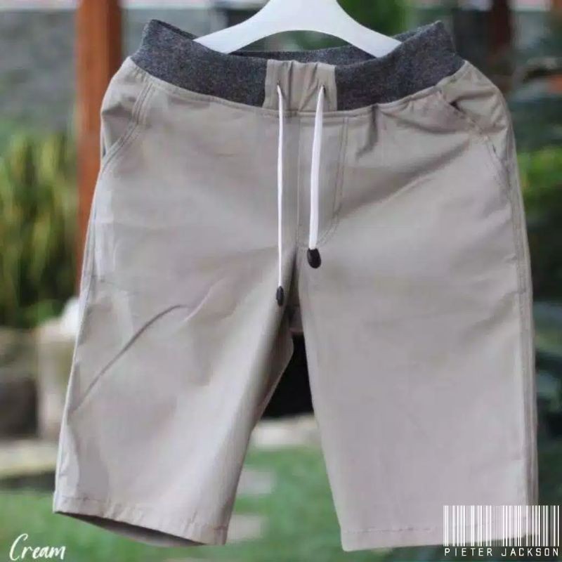 New CELANA RIB PENDEK CHINO PRIA Rib Pendek Chino