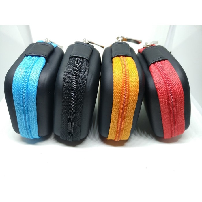 Stylish Colorful Earphone Case Headset Tempat (7.5x7.5x3.1cm)