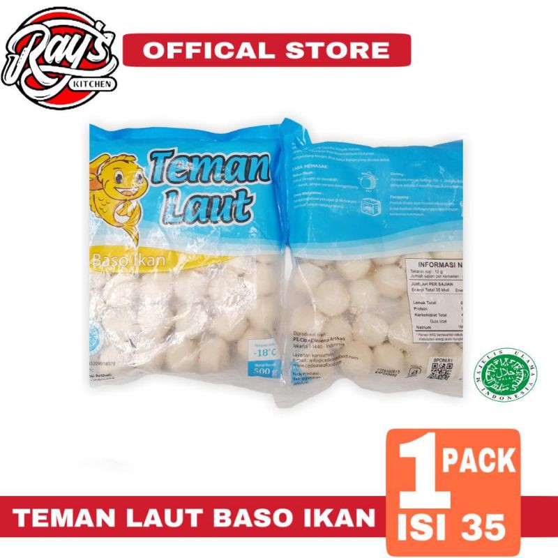 

Teman Laut Fish Ball 500gr - Ikan Olahan Bakso Ikan